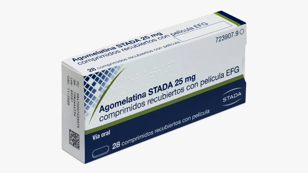 Agomelatine Stada 25 mg film-coated tablets EFG tablets, film-coated