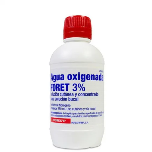 Acqua ossigenata Cuve 30 mg/ml soluzione cutanea e concentrato per soluzione orale soluzione, cutanea