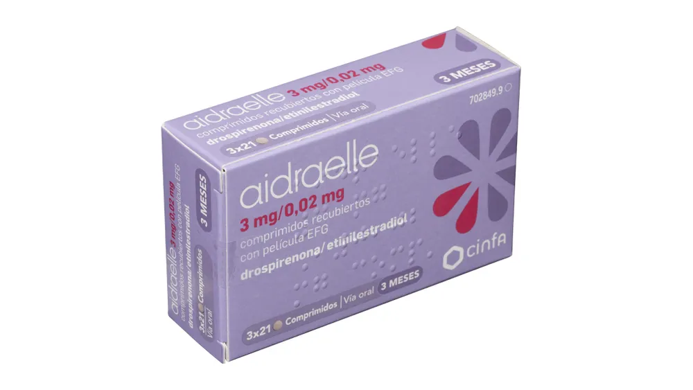 Aidraelle 3 mg/0.02 mg film-coated tablets EFG tablets, film-coated