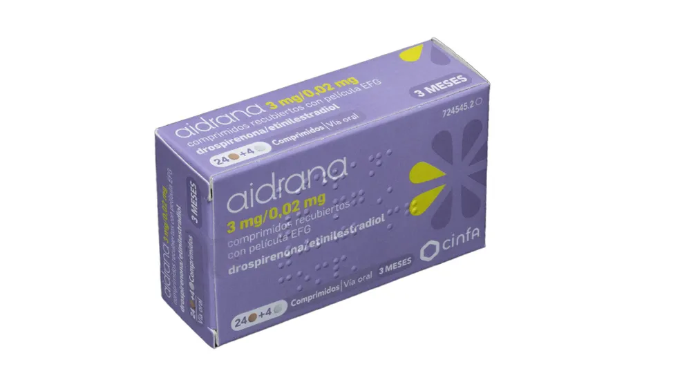 Aidrana 3 mg/0.02 mg film-coated tablets EFG tablets, film-coated