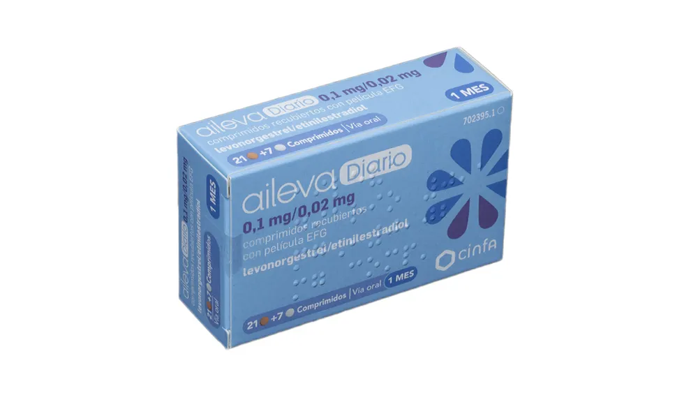 Aileva Diario 0.1 mg/0.02 mg film-coated tablets EFG tablets, film-coated