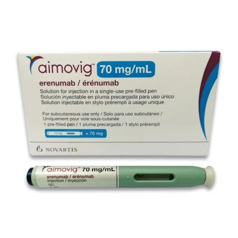Aimovig 70 mg solution for injection in pre-filled pen solution for injection in pre-filled pen