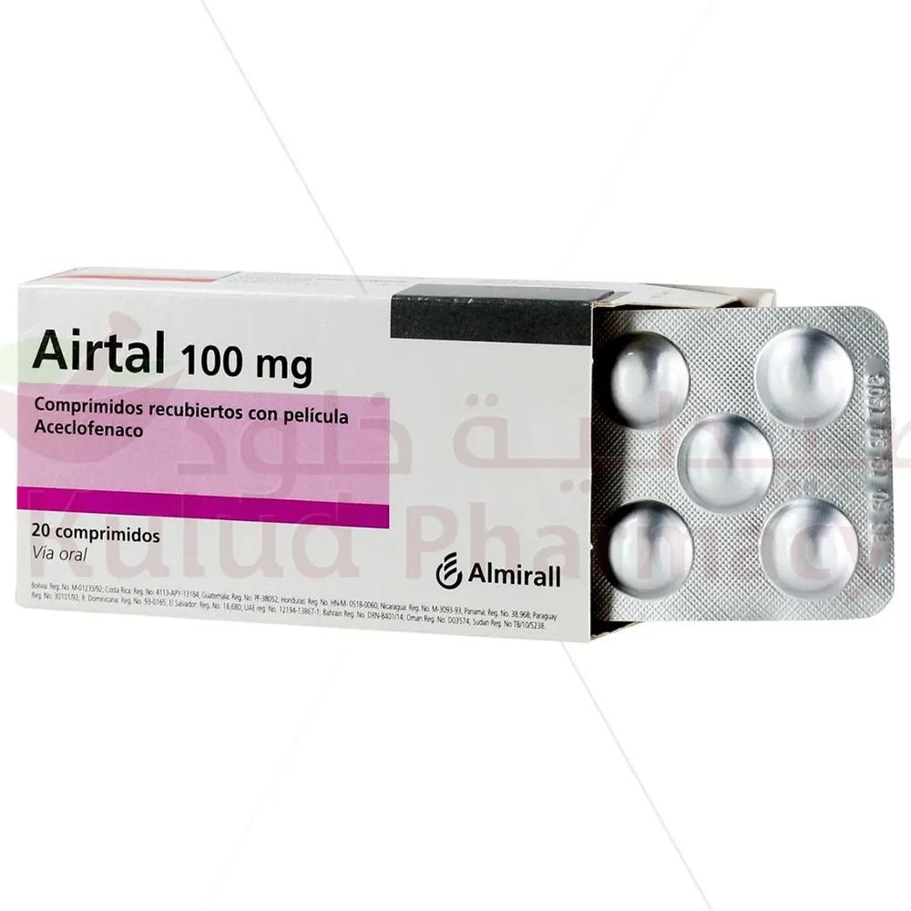 Airtal 100 mg film-coated tablets tablets, film-coated