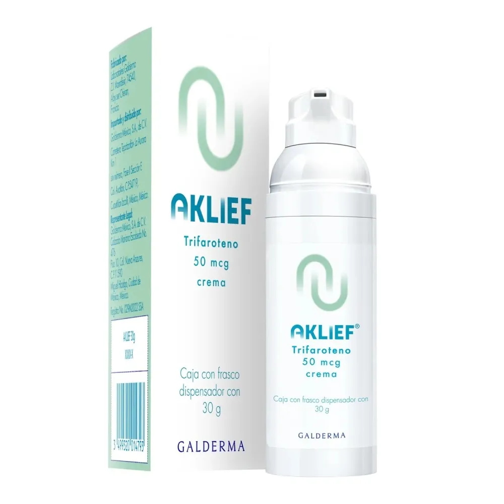 Aklief 50 micrograms/g cream cream