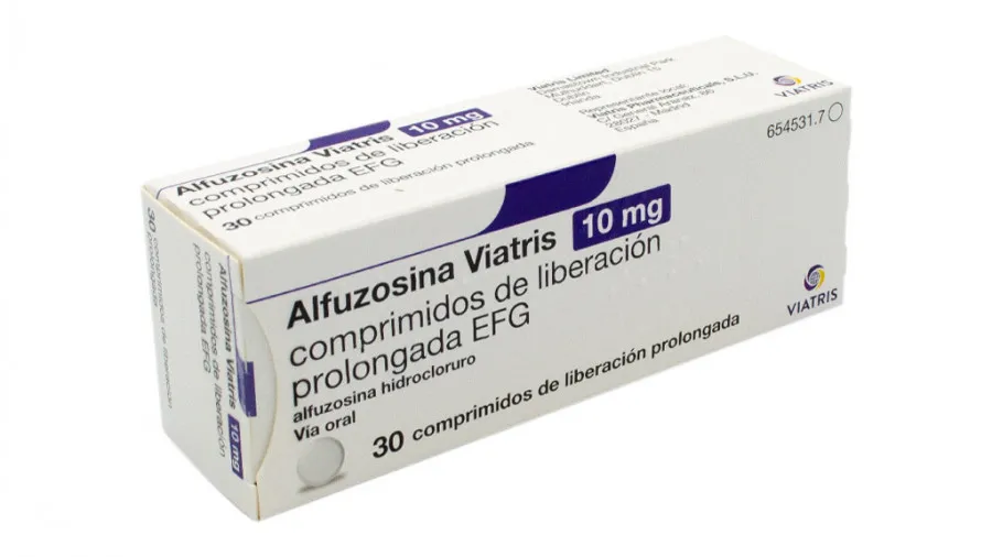 Alfuzosin Aurovitas 10 mg prolonged-release tablets EFG tablets, prolonged-release