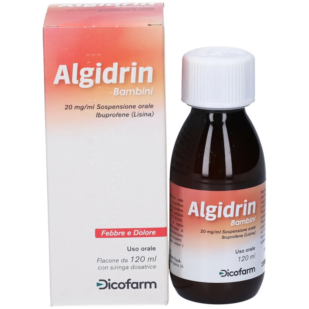 Algidrin Pediatrico 20 mg/ml sospensione orale sospensione, orale