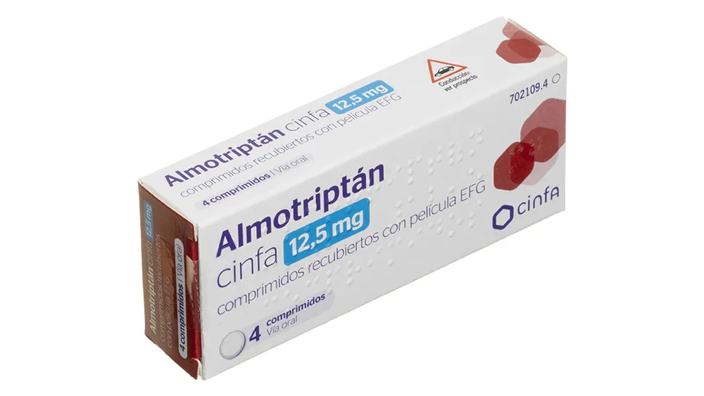 Almotriptano Cinfa 12,5 mg compresse rivestite con film EFG compresse, rivestite con film