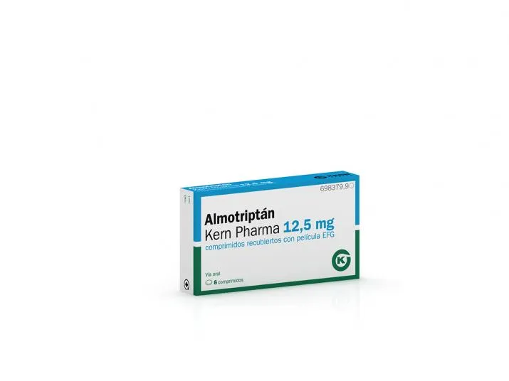 ALMOTRIPTAN KERN PHARMA 12,5 MG COMPRIMIDOS RECUBIERTOS CON PELICULA EFG COMPRIMIDO RECUBIERTO CON PELÍCULA