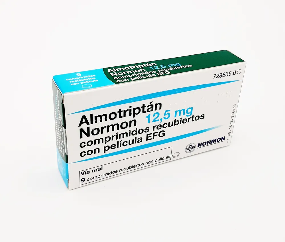 Almotriptan Normon 12,5 mg compresse rivestite con film EFG compresse, rivestite con film