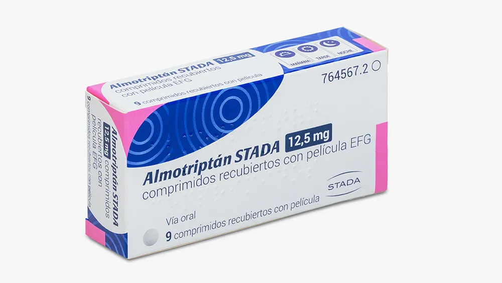 Almotriptan Stada 12,5 mg compresse rivestite con film EFG compresse, rivestite con film