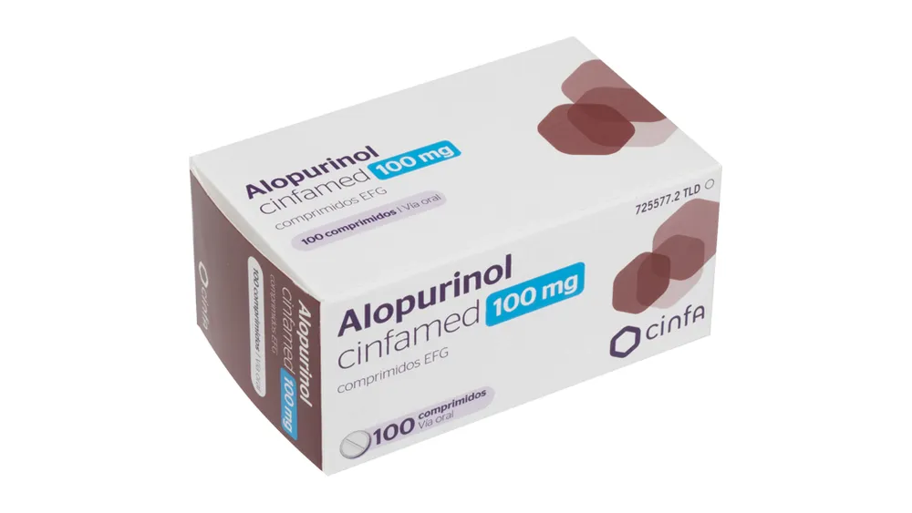 Allopurinol Bluefish 100 mg tablets EFG tablets