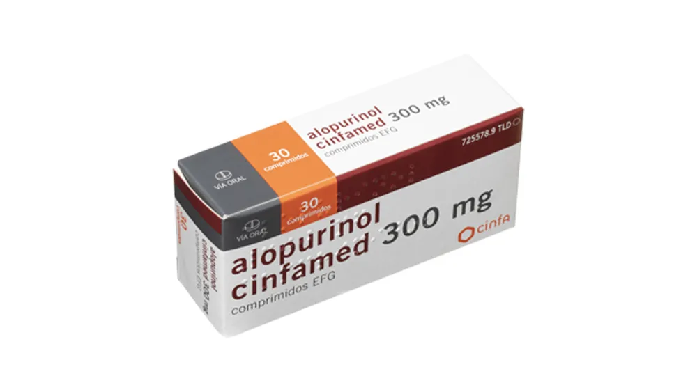 Allopurinol Cinfamed 300 mg tablets EFG tablets