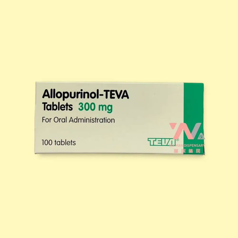 Allopurinol Teva 300 mg tablets EFG tablets