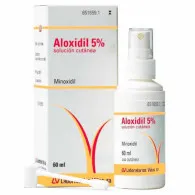 Aloxidil 50 mg/ml cutaneous solution solution, cutaneous