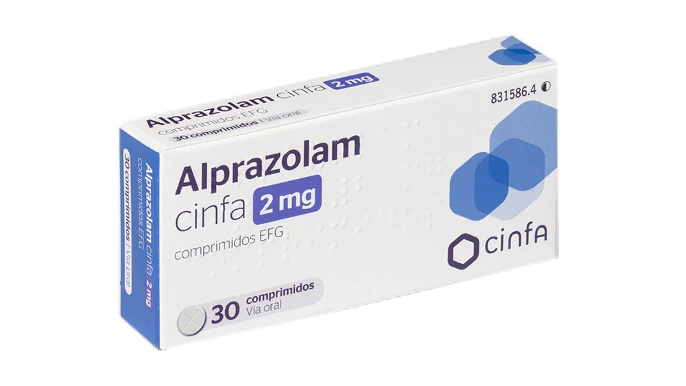 Alprazolam Cinfa, 2 mg tablets EFG tablets