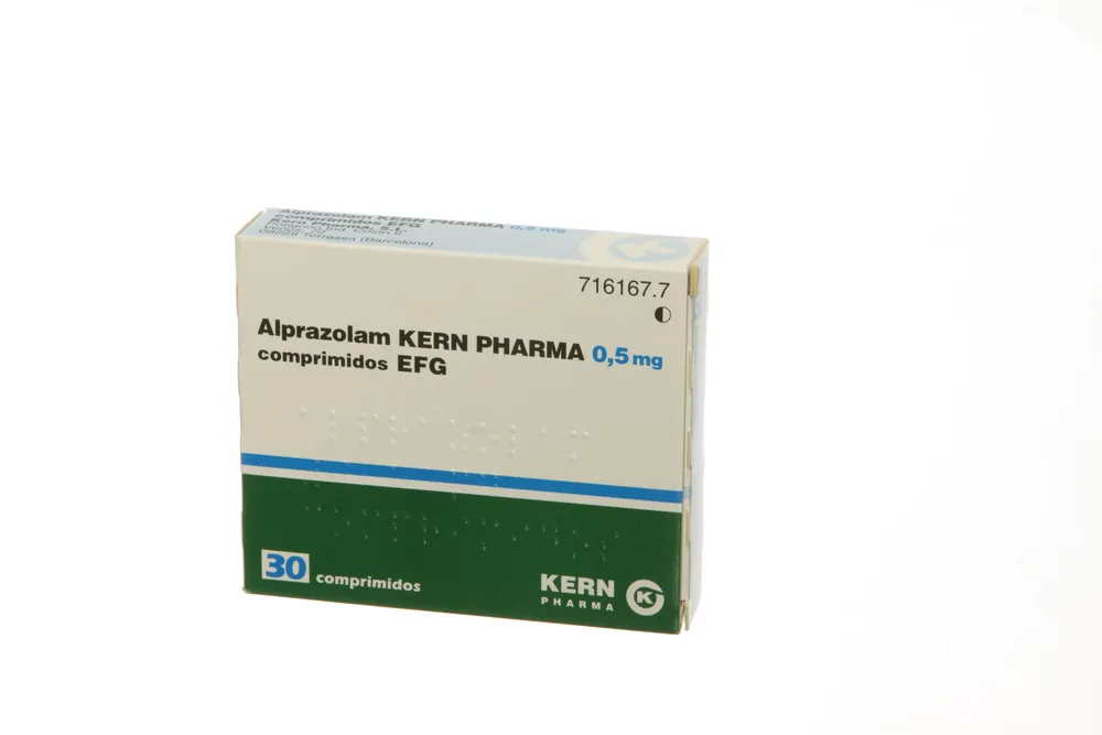 Alprazolam Kern Pharma 0.5 mg tablets EFG tablets