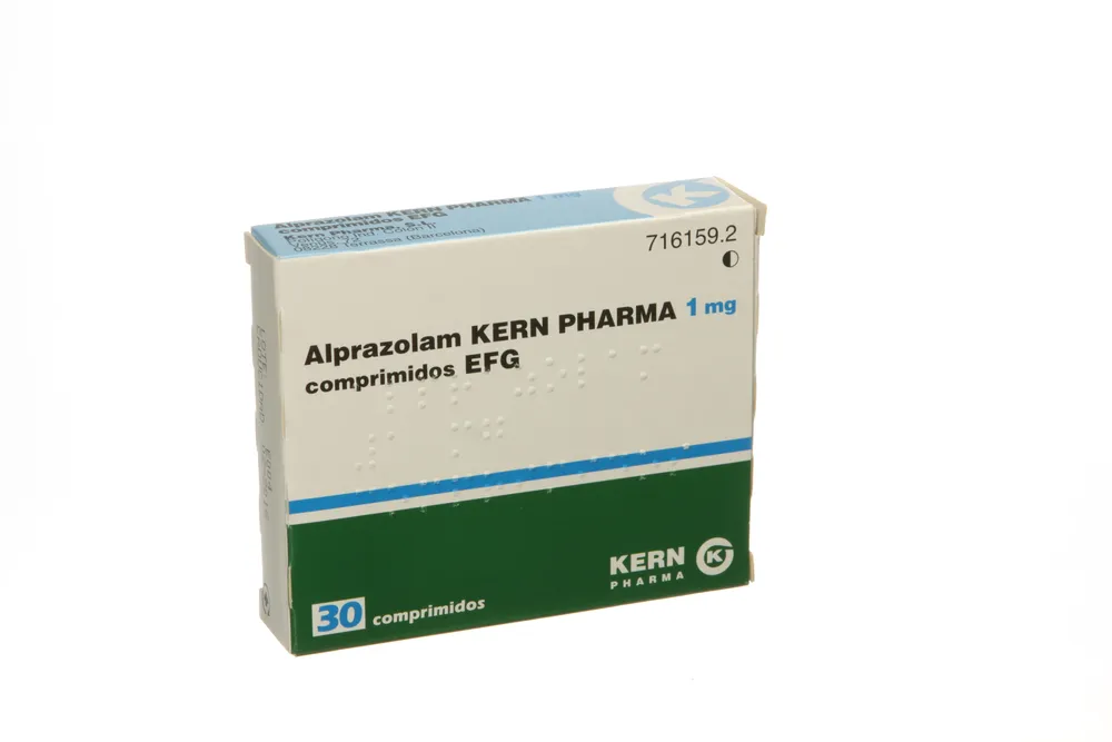 Alprazolam Kern Pharma 1 mg tablets EFG tablets