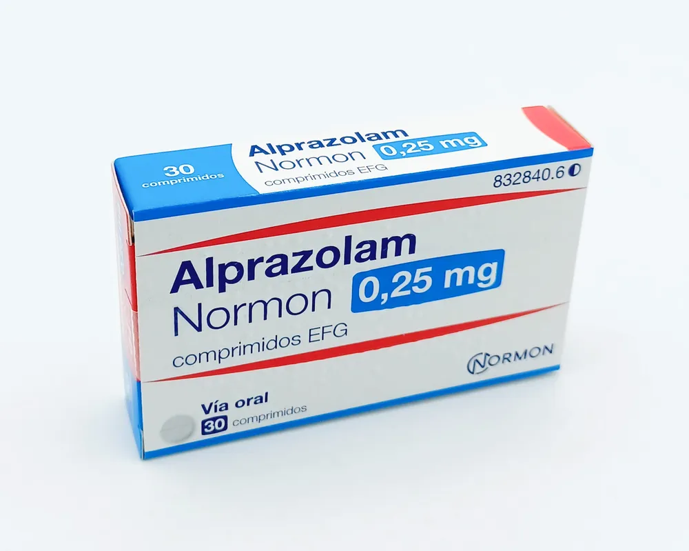 Alprazolam Normon 0.25 mg tablets EFG tablets