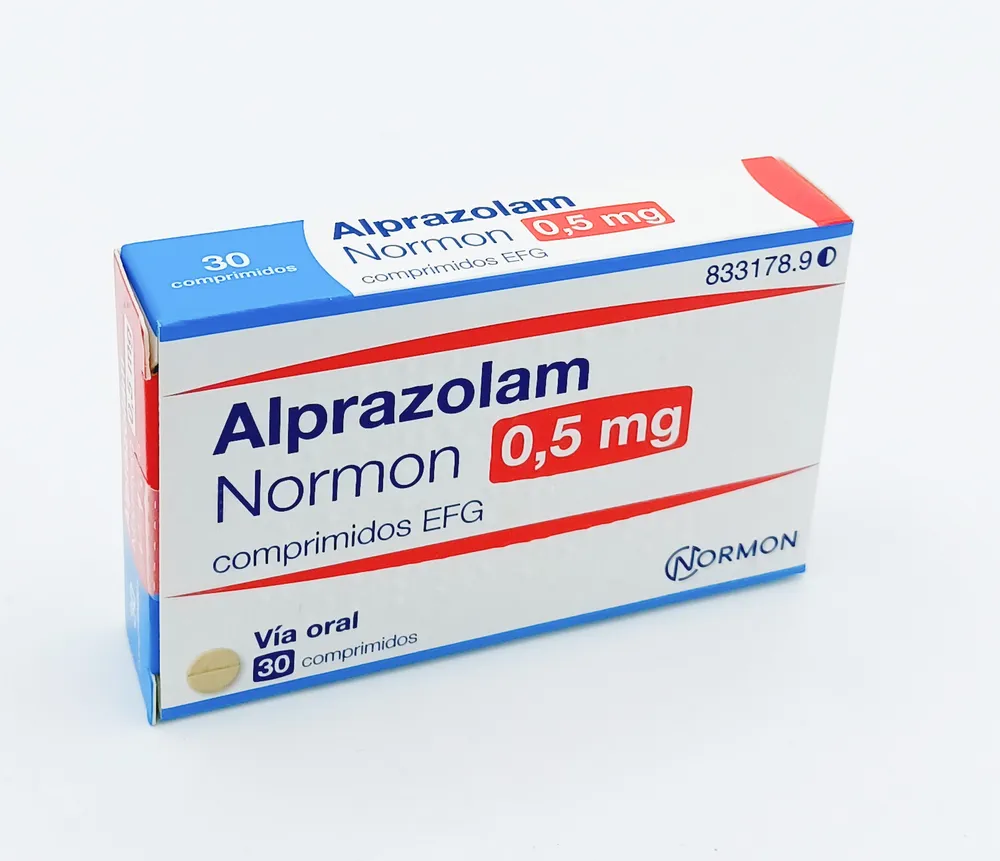 Alprazolam Normon 0.5 mg tablets EFG tablets