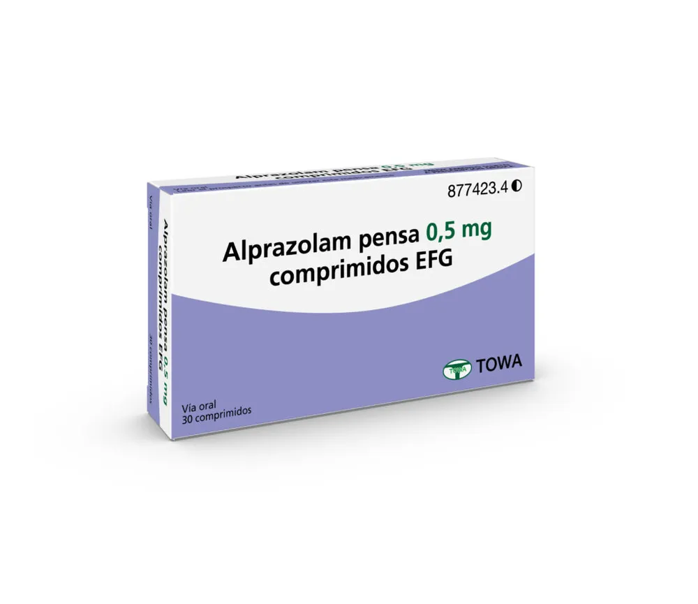 ALPRAZOLAM PENSA 0,50 mg COMPRIMIDOS EFG COMPRIMIDO