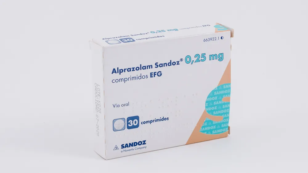 Alprazolam Sandoz 0.25 mg tablets EFG tablets