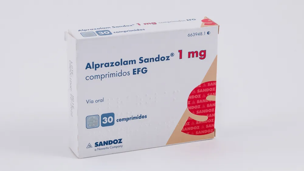 Alprazolam Sandoz 1 mg tablets EFG tablets