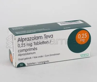Alprazolam Teva-Ratiopharm, 0,25 mg compresse EFG compresse