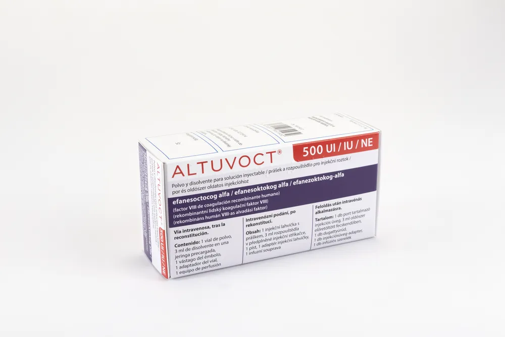 Altuvoct 500 IU powder and solvent for solution for injection powder and solvent for solution for injection