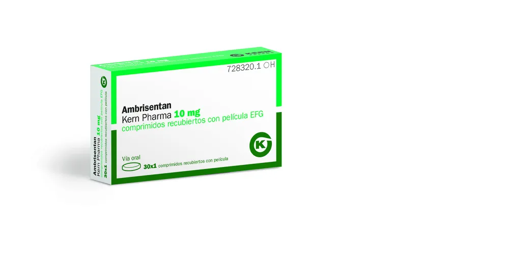 Ambisentan Kern Pharma 10 mg film-coated tablets EFG tablets, film-coated