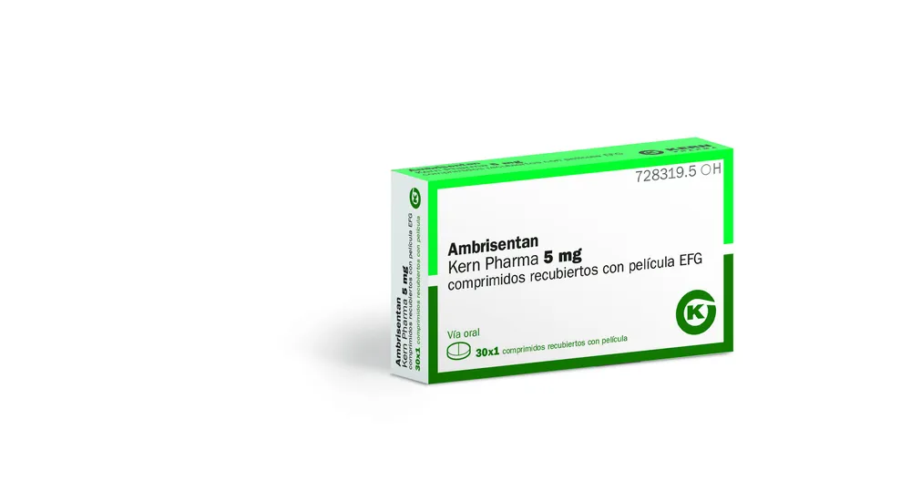 Ambriptan Kern Pharma 5 mg film-coated tablets EFG tablets, film-coated