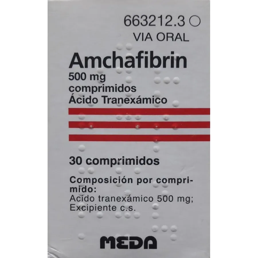 Amchafibrin 500 mg compresse rivestite con film compresse, rivestite con film