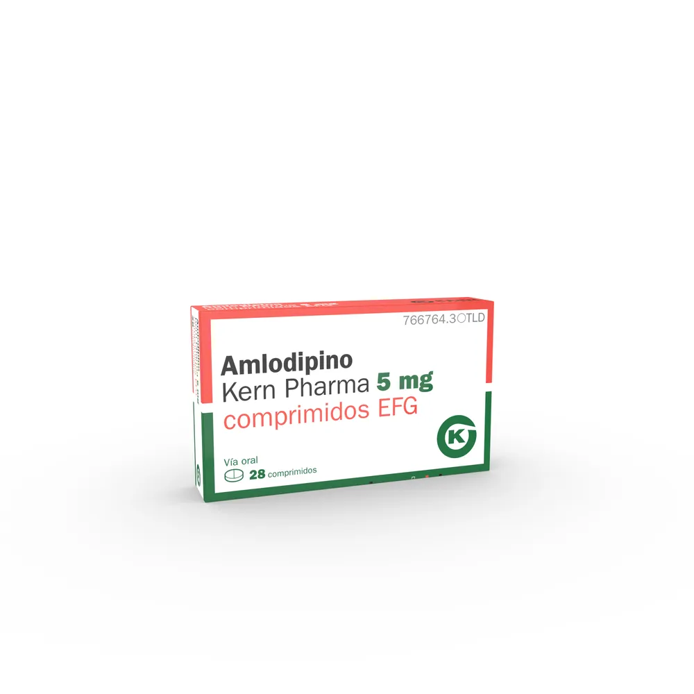 Amlodipine Kern Pharma 5 mg tablets EFG tablets