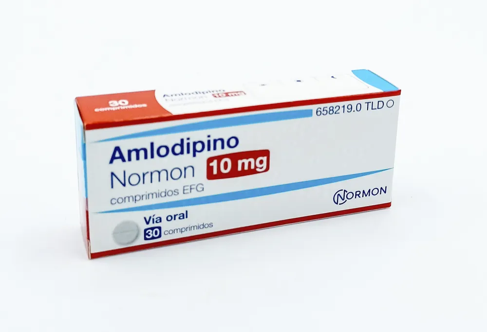 AMLODIPINO NORMON 10 mg COMPRIMIDOS EFG COMPRIMIDO