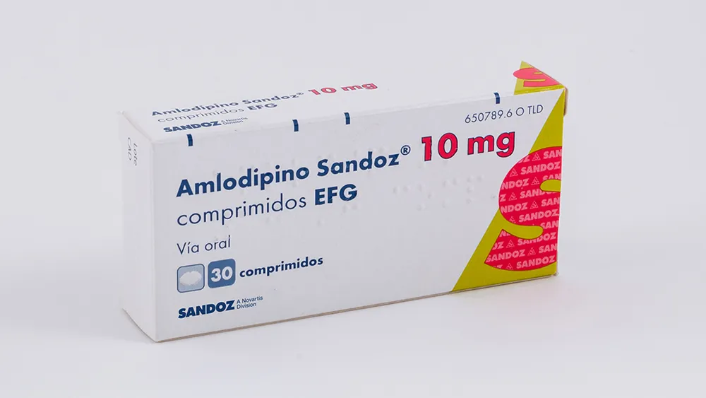 Amlodipine Sandoz 10 mg tablets EFG tablets