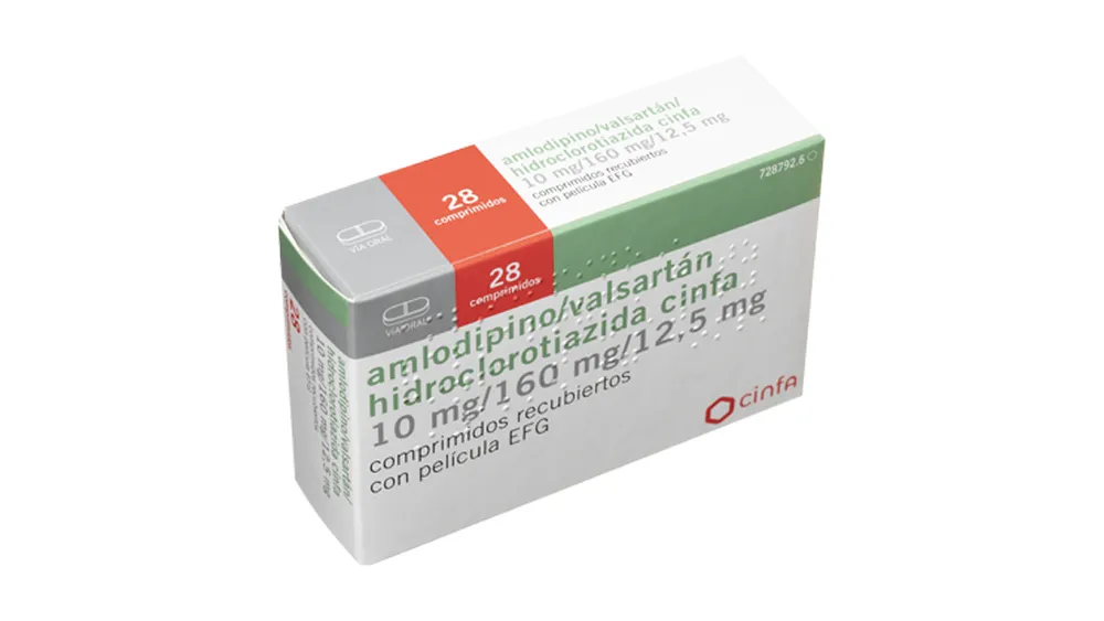 Amlodipine/valsartan/hydrochlorothiazide Combix 10 mg/160 mg/12.5 mg film-coated tablets EFG tablets, film-coated