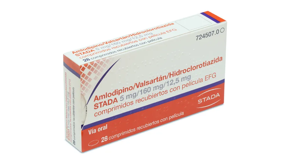 Amlodipino/valsartan/idroclorotiazide STADA 5 mg/160 mg/12,5 mg compresse rivestite con film EFG compresse, rivestite con film