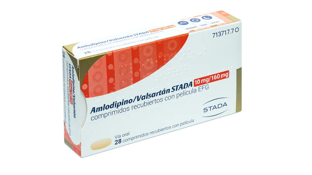Amlodipine/valsartan Stada 10 mg/160 mg film-coated tablets EFG tablets, film-coated