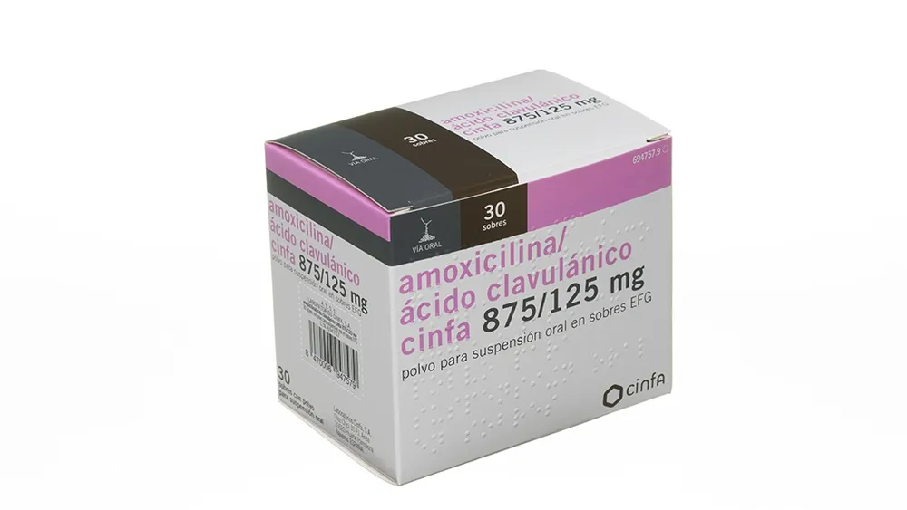 Amoxicillina/acido clavulanico Ardineclav 875/125 mg polvere per sospensione orale in bustine EFG polvere per preparazione di sospensione orale