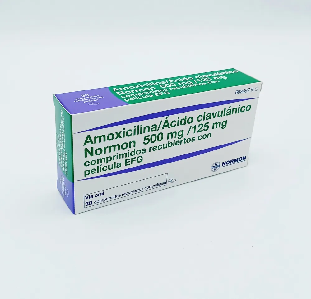 Amoxicillina/acido clavulanico Normon 500 mg/125 mg compresse rivestite con film EFG compresse, rivestite con film
