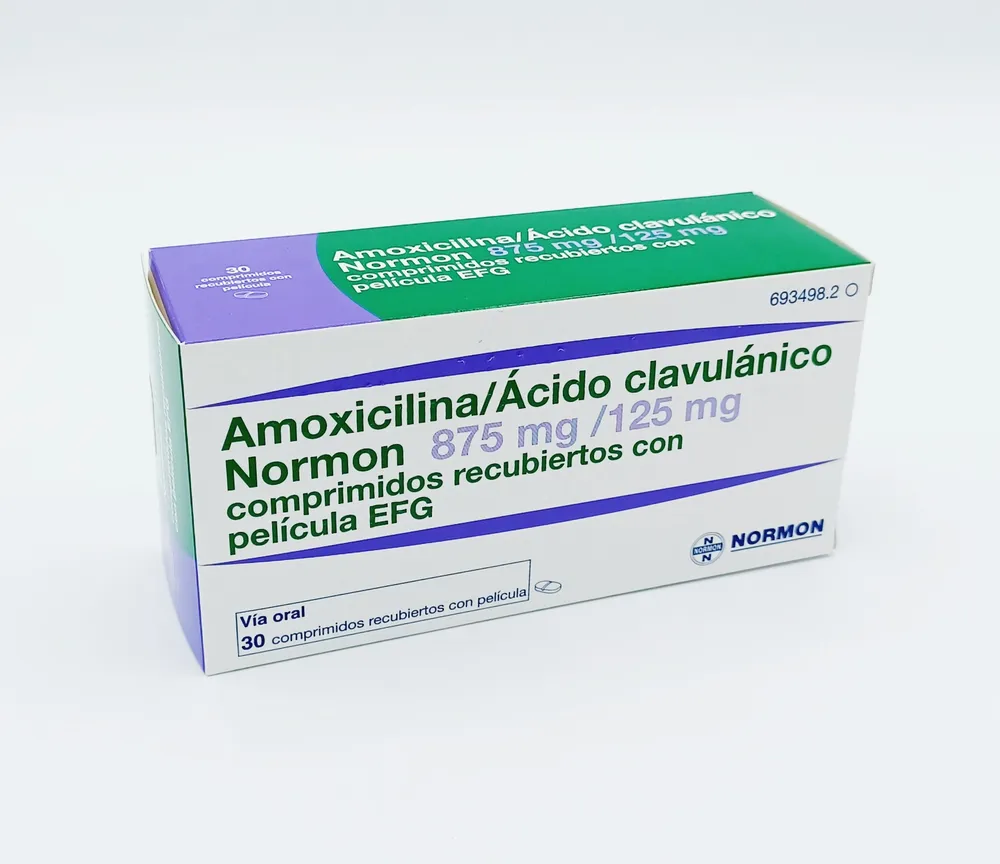 Amoxicillina/acido clavulanico Normon 875 mg/125 mg compresse rivestite con film EFG compresse, rivestite con film