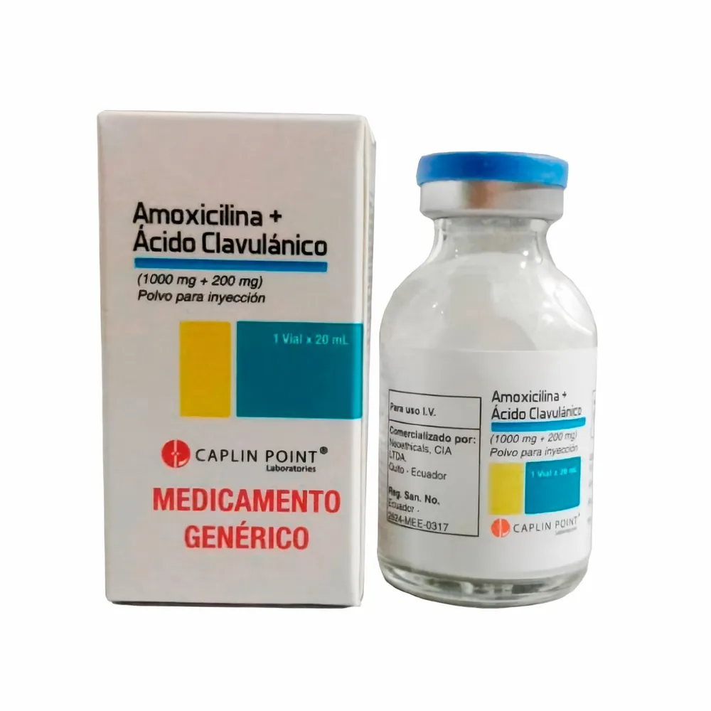 Amoxicillina/acido clavulanico Sala 1.000 mg/200 mg polvere per soluzione iniettabile e per infusione EFG polvere per soluzione iniettabile e per perfusione