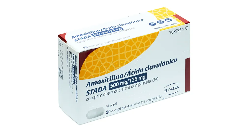 Amoxicillin/clavulanic acid STADA 500 mg/125 mg film-coated tablets EFG tablets, film-coated
