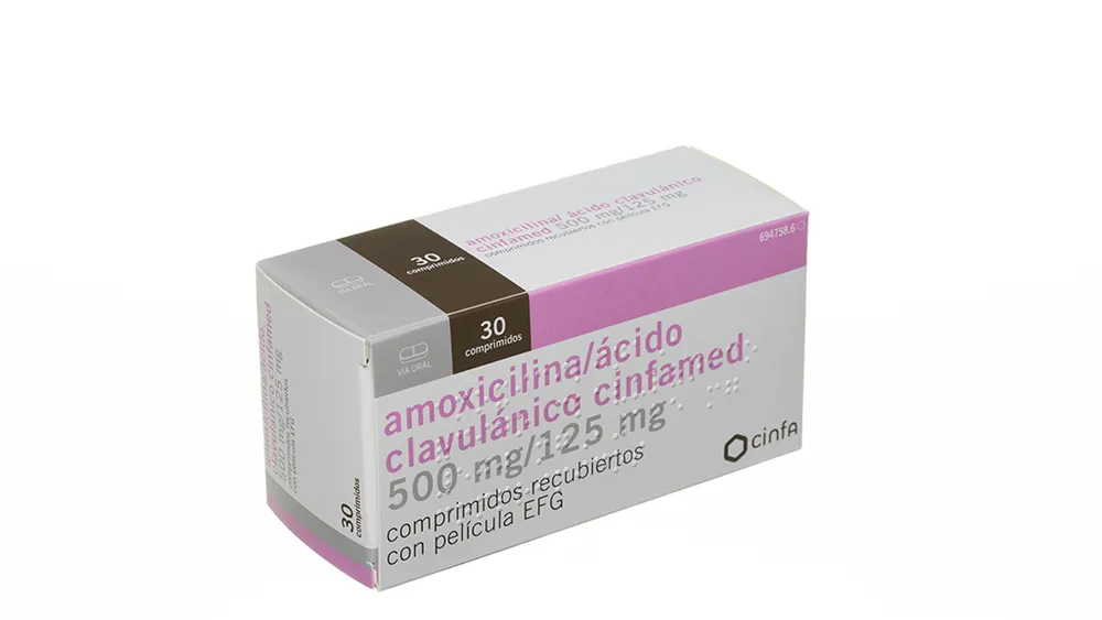 Amoxicillina/acido clavulanico Tevagen 500 mg/125 mg compresse rivestite con film EFG compresse, rivestite con film