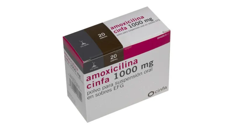 Amoxicillin Ardiné 1000 mg powder for oral suspension in sachets EFG powder for preparation of oral suspension