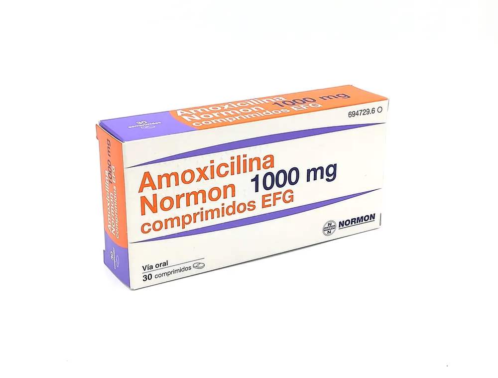Amoxicillin Normon 1000 mg tablets EFG tablets