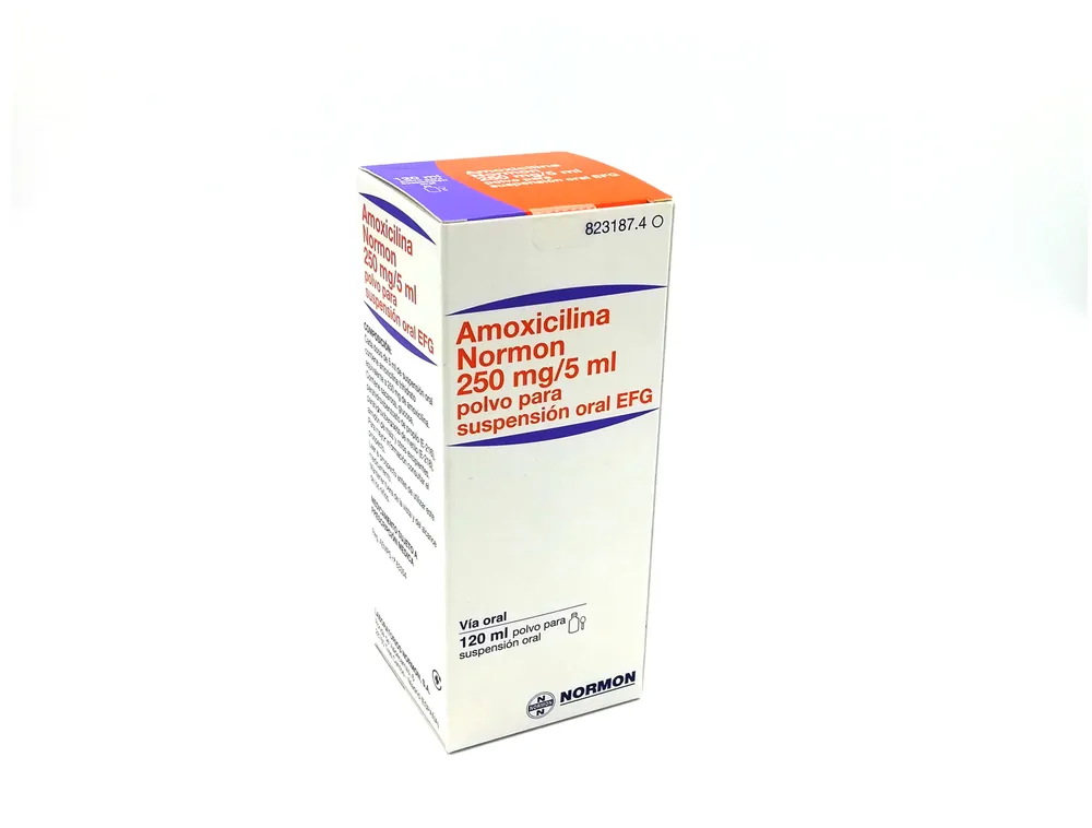 Amoxicillin Normon 250 mg/5 ml powder for oral suspension EFG powder for preparation of oral suspension