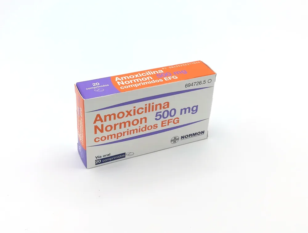 Amoxicillin Normon 500 mg tablets EFG tablets