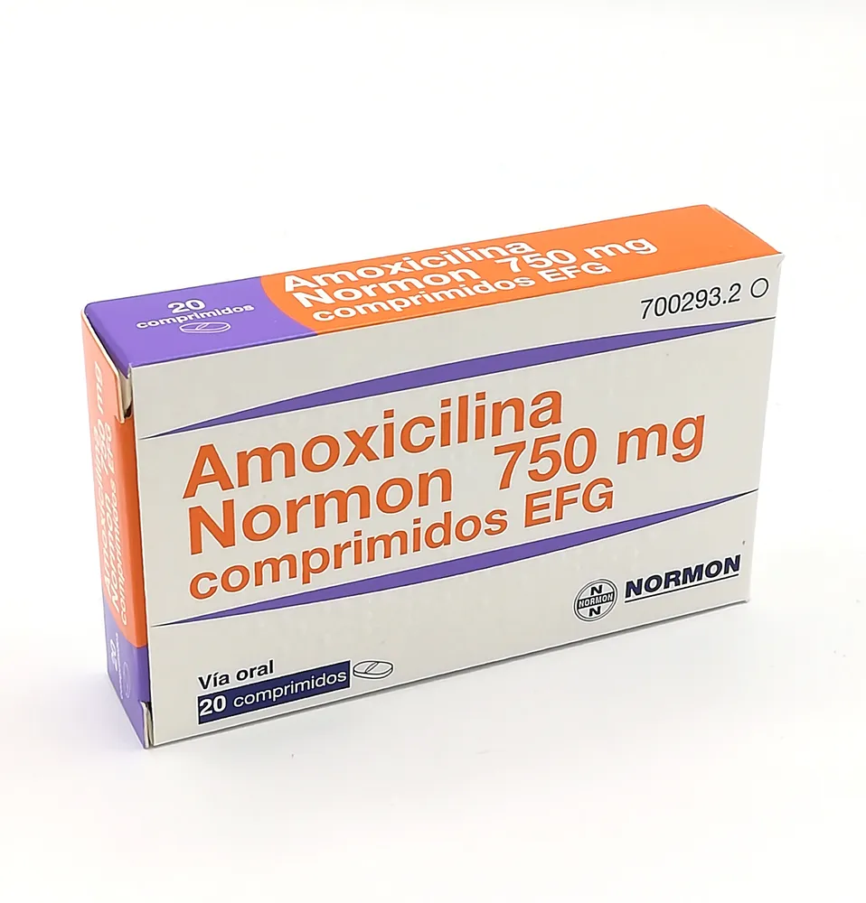 Amoxicillina Normon 750 mg compresse EFG compresse