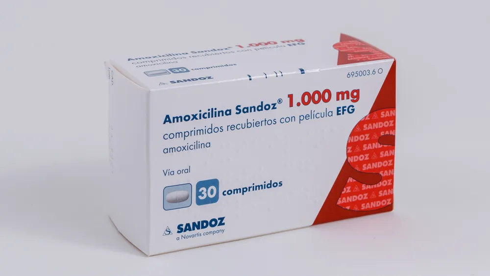 Amoxicillina Sandoz 1000 mg compresse rivestite con film EFG compresse, rivestite con film