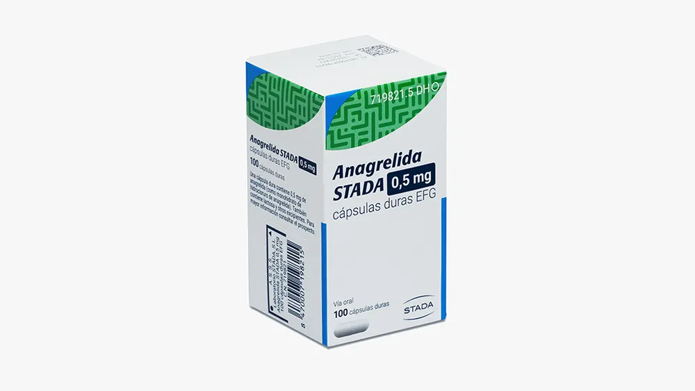 Anagrelide Stada 0,5 mg capsule rigide EFG capsule, rigide